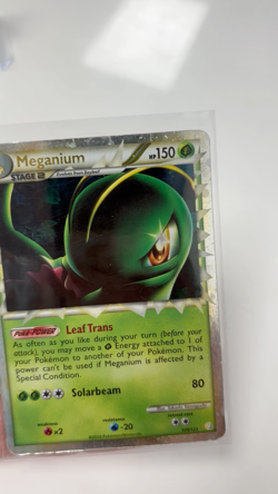 The Pokemon Company Meganium PRIME 109/123 HGSS Holo Ultra Rare 150 HP Eng 2010 - Image 2