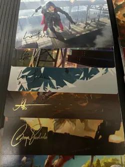 MTG Assassin's Creed Art Series Cards Complete Gold Signed - Image 2