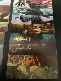 MTG Assassin's Creed Art Series Cards Complete Gold Signed - Image 5