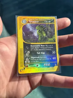 The Pokemon Company Pokemon TCG Aquapolis Tyranitar 040/147 Reverse Holo Rare - Image 1