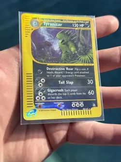 The Pokemon Company Pokemon TCG Aquapolis Tyranitar 040/147 Reverse Holo Rare - Image 3