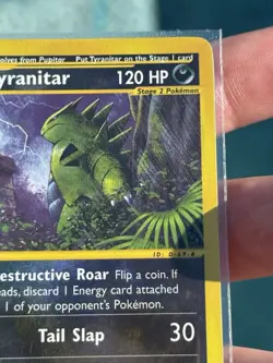 The Pokemon Company Pokemon TCG Aquapolis Tyranitar 040/147 Reverse Holo Rare - Image 5