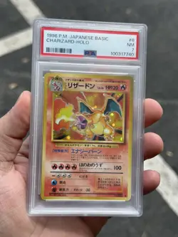 1996 Pokemon - Charizard Base Set Japanese Holo - PSA 7 Near Mint - Image 1