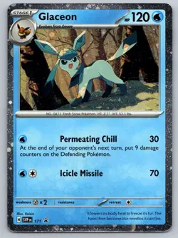 Glaceon (Cosmos Holo) 171 Holo Promo Scarlet & Violet Promo Pokemon Holo NM - Image 1