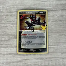 Pokemon Greninja Gold Star Celebrations Black Star Promo SWSH144 - Image 1