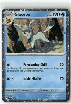 Glaceon (Cosmos Holo) 171 Holo Promo Scarlet & Violet Promo Pokemon Near Mint - Image 1