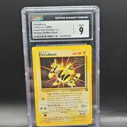 Pokemon Electabuzz Wotc Promo 02/53 Mewtwo Strikes Back CGC 9 Regular 1999 - Image 1