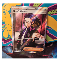 Pokemon Boss's Orders [Corbeau] ASC 256/217 Full Art Holo Trainer-Supporter - Image 1