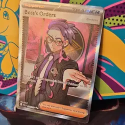 Pokemon Boss's Orders [Corbeau] ASC 256/217 Full Art Holo Trainer-Supporter - Image 3