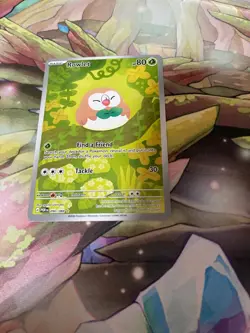 Pokemon Rowlet Holo Illustration Rare ME03: Perfect Order 090/088 NM - Image 3