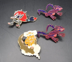 Lot of 4 Pokemon Pins Eternatus Landorus Zoroark - Image 1
