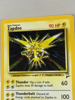 Pokemon TCG Zapdos 20/130 Base Set 2 Holo - Lightly Played LP + - Image 4