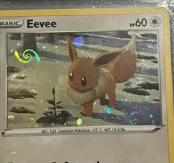 Eevee SWSH190 SWSH: Sword & Shield Promo Cards Holo Bleed Swirl 🌀 - Image 1