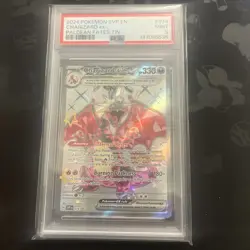 Pokemon TCG Charizard EX 074 Paldean Fates Black Star Promo - PSA 9 - Image 1