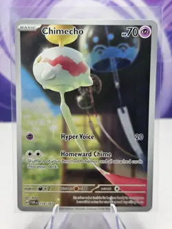 Chimecho 179/167 SV06 Twilight Masquerade Illustration Rare Holo NM - Image 1