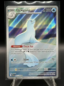 Dewgong 097/094 Me02: Phantasmal Flames Illustration Rare holo Pokemon Tcg 2025 - Image 1