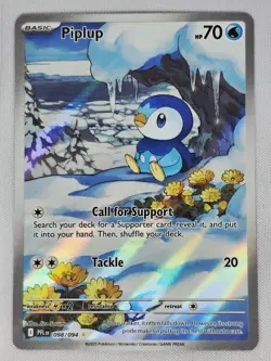 Piplup 098/094 Me02: Phantasmal Flames Holo Pokemon NM - Image 1