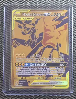 Pokemon TCG Pikachu & Zekrom GX SM248 SM Promos NM - Image 1