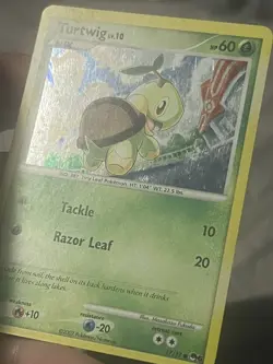 2007 Pokemon POP Series 6 Turtwig 17/17 HOLO Common Promo LP - Image 3