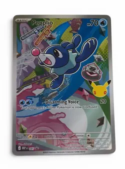 Popplio 045 Promo First Partner Illustration Rare 30th Anniversary Pokemon- NM - Image 1