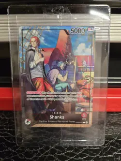 PSA One Piece SHANKS OP09-001 Holo Promo Card With July 2025 Magazine - Image 2