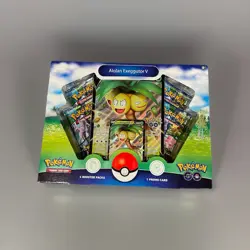 Pokemon GO TCG Trading Card Game: Alolan Exeggutor V Box - 4 Booster Packs - Image 1