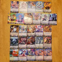 Cardfight!! Vanguard Lot Vampire Princess of Night Fog Nightrose & More 26 Cards - Image 1