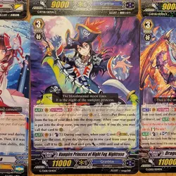 Cardfight!! Vanguard Lot Vampire Princess of Night Fog Nightrose & More 26 Cards - Image 2