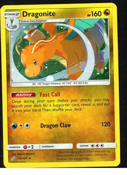 Dragonite - (Cosmos Holo) Promo Miscellaneous Cards & Products 119/181 LP Holo - Image 1