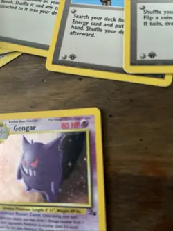 Gengar Pokemon Card - Fossil Set Holo 5/62 Rare Trading Card - Image 2