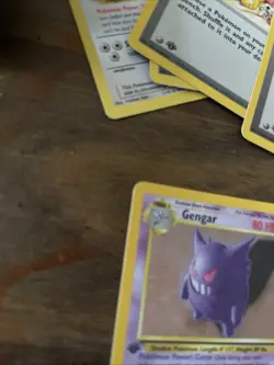 Gengar Pokemon Card - Fossil Set Holo 5/62 Rare Trading Card - Image 3
