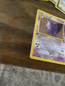 Gengar Pokemon Card - Fossil Set Holo 5/62 Rare Trading Card - Image 4