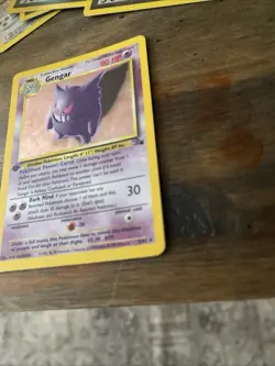 Gengar Pokemon Card - Fossil Set Holo 5/62 Rare Trading Card - Image 5