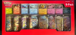 Pokemon Prismatic Evolutions 8 Mini-Tins Promo Cards Costco 2-Pack - NEW IN HAND - Image 1