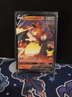 Lances Charizard SWSH133 Promo Card Celebrations Black Star Promo - Image 1