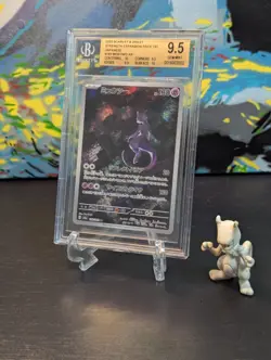 BGS 9.5 GEM MINT ✨ Mewtwo 183/165 Holo AR 151 sv2a Pokemon Card 🧬 Japanese 🌆 - Image 1