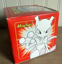Vtg. Pokemon 1999 Burger King Mewtwo SEALED 24K Gold Plated Trading Card - Image 3