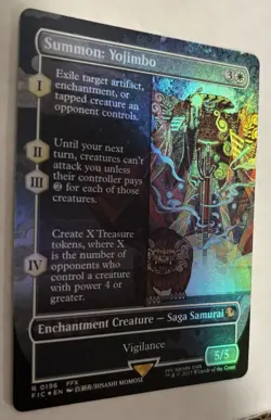 Summon: Yojimbo (Borderless) Commander: Final Fantasy Foil MTG - Image 3
