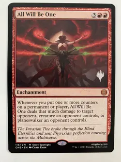 All Will Be One *Non-Foil* PROMO MTG ONE MT/NM PW Stamp Comb Ship -TCGshowcase- - Image 1