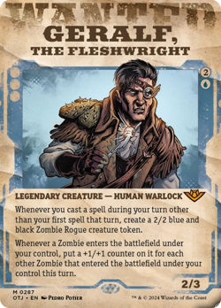 Geralf, the Fleshwright (Showcase) Outlaws of Thunder Junction - Near Mint Foil - Image 1