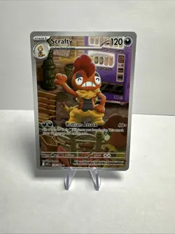 Scrafty 139/086 Pokemon TCG Scarlet & Violet: White Flare Illustration Rare - Image 1