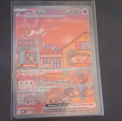 Pokemon Company Mew ex 053/SVP Holo English Full Art 180HP Natsumi Yoshida - Image 2