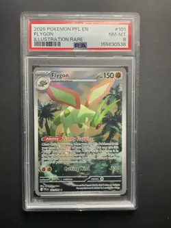 Flygon 101 PSA 8 2025 Pokemon PFL EN Illustration Rare - Image 1