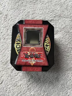 Yugioh Tin LOT Total Defense Shogun Red, Insect Queen, Command Knight Empty - Image 1
