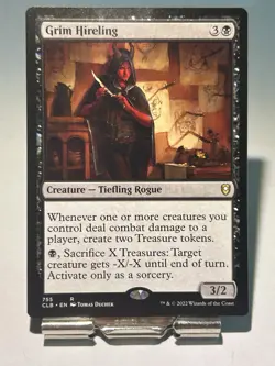 Magic: The Gathering Grim Hireling CLB 755 ENGLISH NM - Image 1