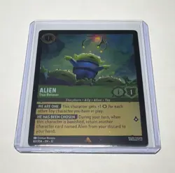 Disney Lorcana Alien - True Believer Rare Emerald Foil 83/204 EN - Image 1