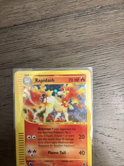 Pokemon Expedition Rapidash Holo Rare Card 26/165 LP Condition - Image 2