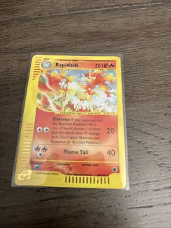 Pokemon Expedition Rapidash Holo Rare Card 26/165 LP Condition - Image 3