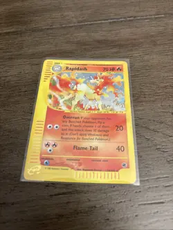 Pokemon Expedition Rapidash Holo Rare Card 26/165 LP Condition - Image 4