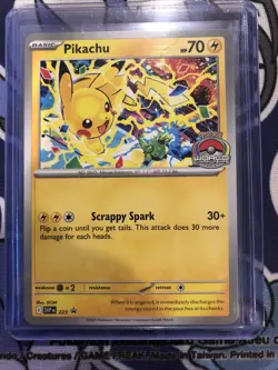 Pokemon Card - Pikachu 225 Pokemon World Championship 2025 Anaheim Promo - Image 1